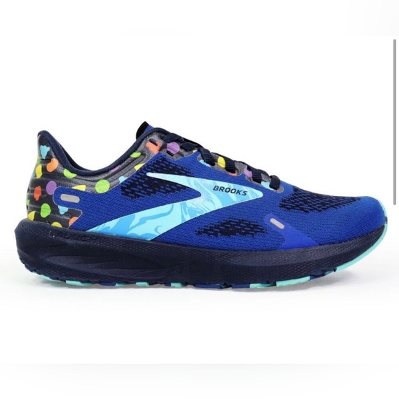 NEW Brooks Launch 9 REFLECTIVE (B) men’s Sz 13 Running Shoes Sneakers Multicolor - Picture 4 of 14